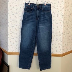 Madewell mom jeans